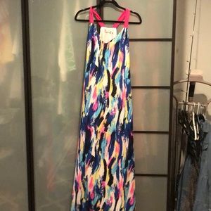 Colorful maxi dress